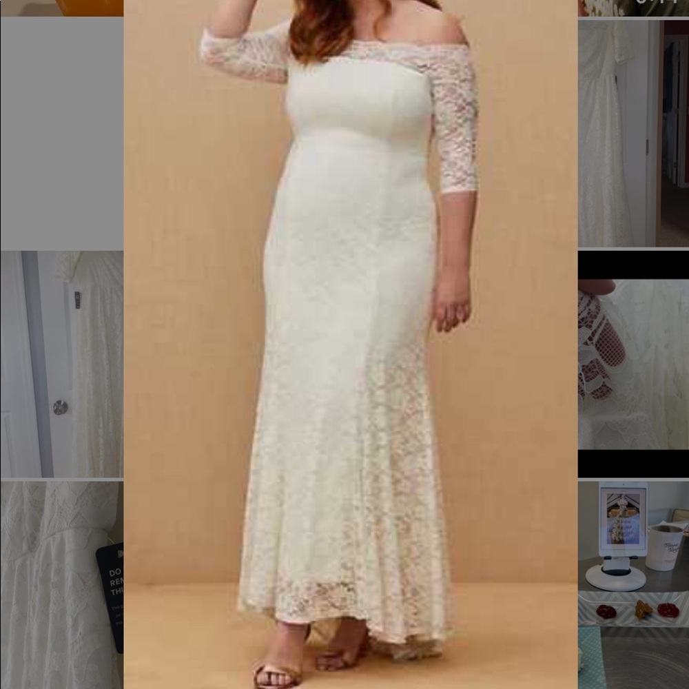 Brand new, tags on Torrid wedding gown!